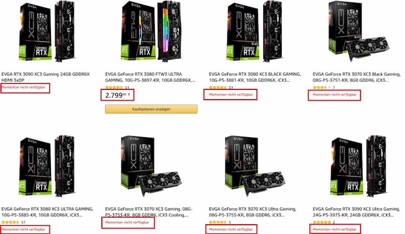 nvidia rtx graphics cards price amazon.de