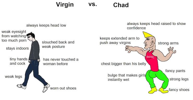 Virgin vs Chad meme