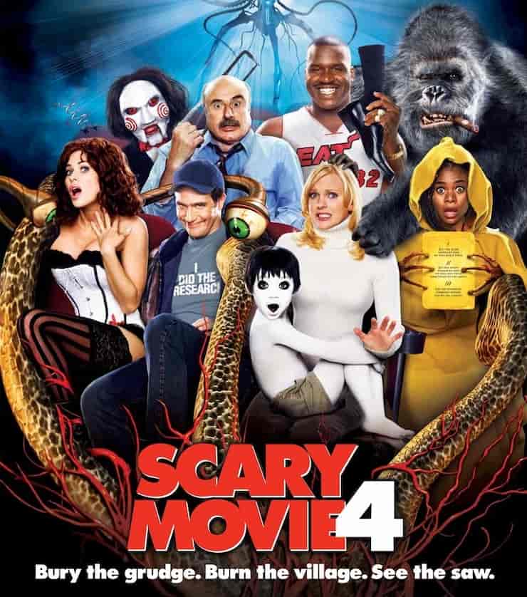 Scary Movie 4 wallpaper tentacles alien, japanese kid, Blonde Sindy, Shaquille O'Neil, Brenda in yellow rainsuit, gorrila