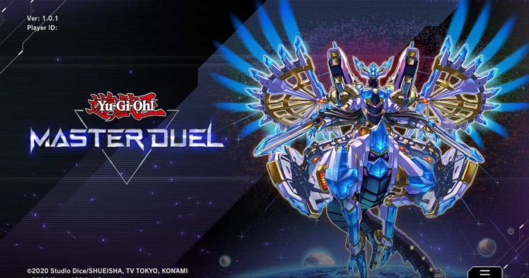 Yu-Gi-Oh! Master Duel start screen meteonis drytron draconids
