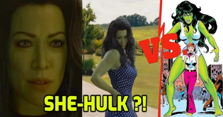 She-Hulk series vs. comic JellyFeed.com