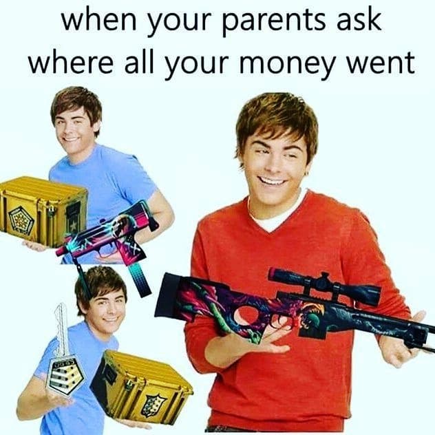 CS:GO Skins meme