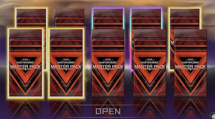 Yu-Gi-Oh! Master Duel booster packs