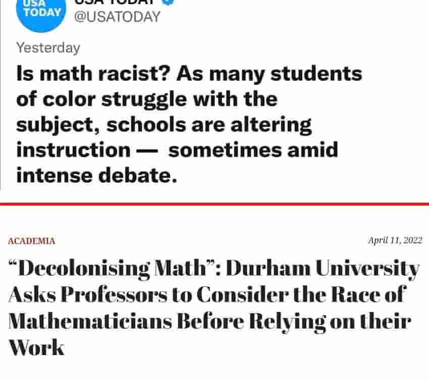 math is racist durham university